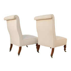 #272 Pair of Lounge Chairs in Canvas