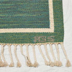 #749 Vintage Swedish Flat Weave Rug by Anna Greta Sjöqvist