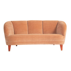 #1512 Two Seater Sofa in Velvet by Otto Schulz