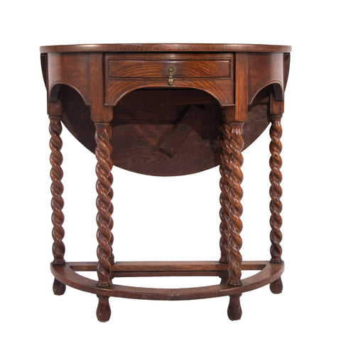 #102 Baroque Style Round Table/Demi Lune