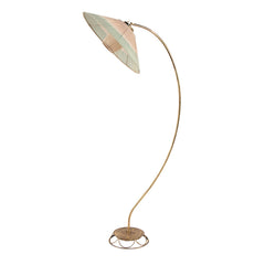 #1070 Floor Lamp in Brass by V. Soini Oy