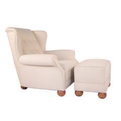 #110 Lounge Chair with Foot Stool