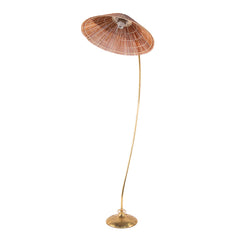 #1133 Floor Lamp in Brass by V. Soini Oy