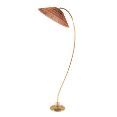 #1133 Floor Lamp in Brass by V. Soini Oy