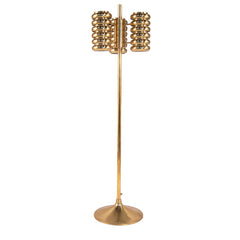 #1150 Floor Lamp in Brass by Kai Ruokonen