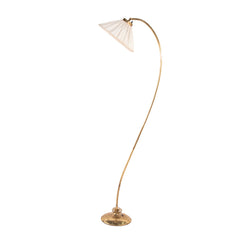 #1195 Floor Lamp in Brass by V. Soini Oy