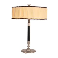 #1265 Table Lamp in Pewter and Wood by Harald Notini