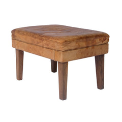 #1354 Stool in Leather by Arme Vodder