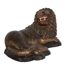 #217 Lion in Wood by Johan August Gustafsson