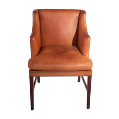 #231 Leather Arm Chair by Ole Wanscher,