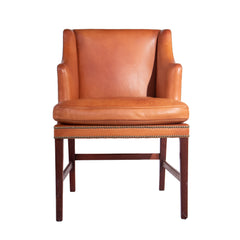 #231 Leather Arm Chair by Ole Wanscher,