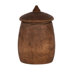 #269 Wood Jar with Lid