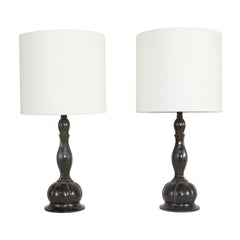 #489 Pair of Just Andersen Table Lamps