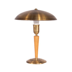 #567 Table Lamp in Brass and Wood