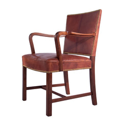 #72 Armchair in Brazilian Rosewood and Leather