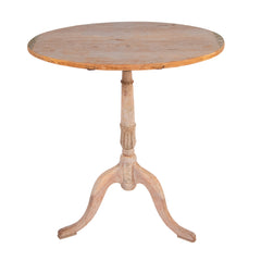 #935 Gustavian Pedestal Table