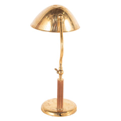 #99 Table Lamp in Wood and Brass by Harald Notini