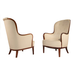 #1190 Pair of Lounge Chairs by Carl Malmsten