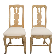 #1531 Pair of Rococo Side Chairs