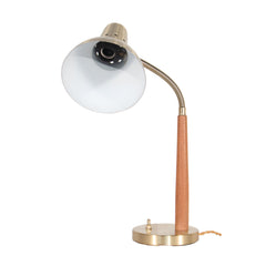 #284 Table lamp in Wood and Brass