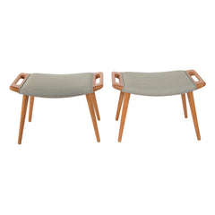 #614 Pair of Stools by Hans Wegner