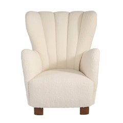 #620 Wing Chair in Boucle