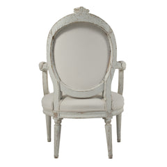 #674 Signed Gustavian Lounge Chair by Johan Lindgren